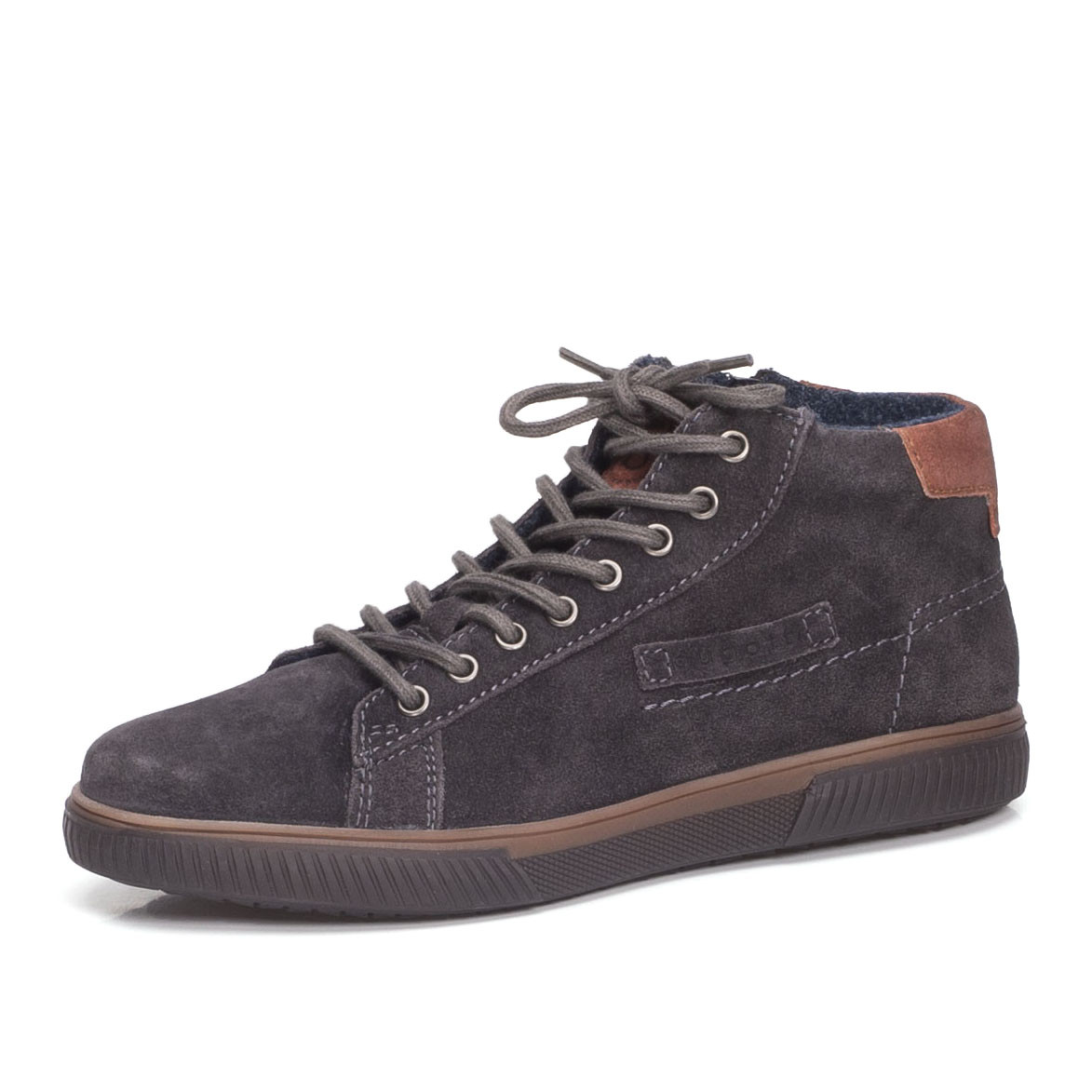 detail Pánská kotníková obuv BUGATTI 6033A-1100 šedá W0