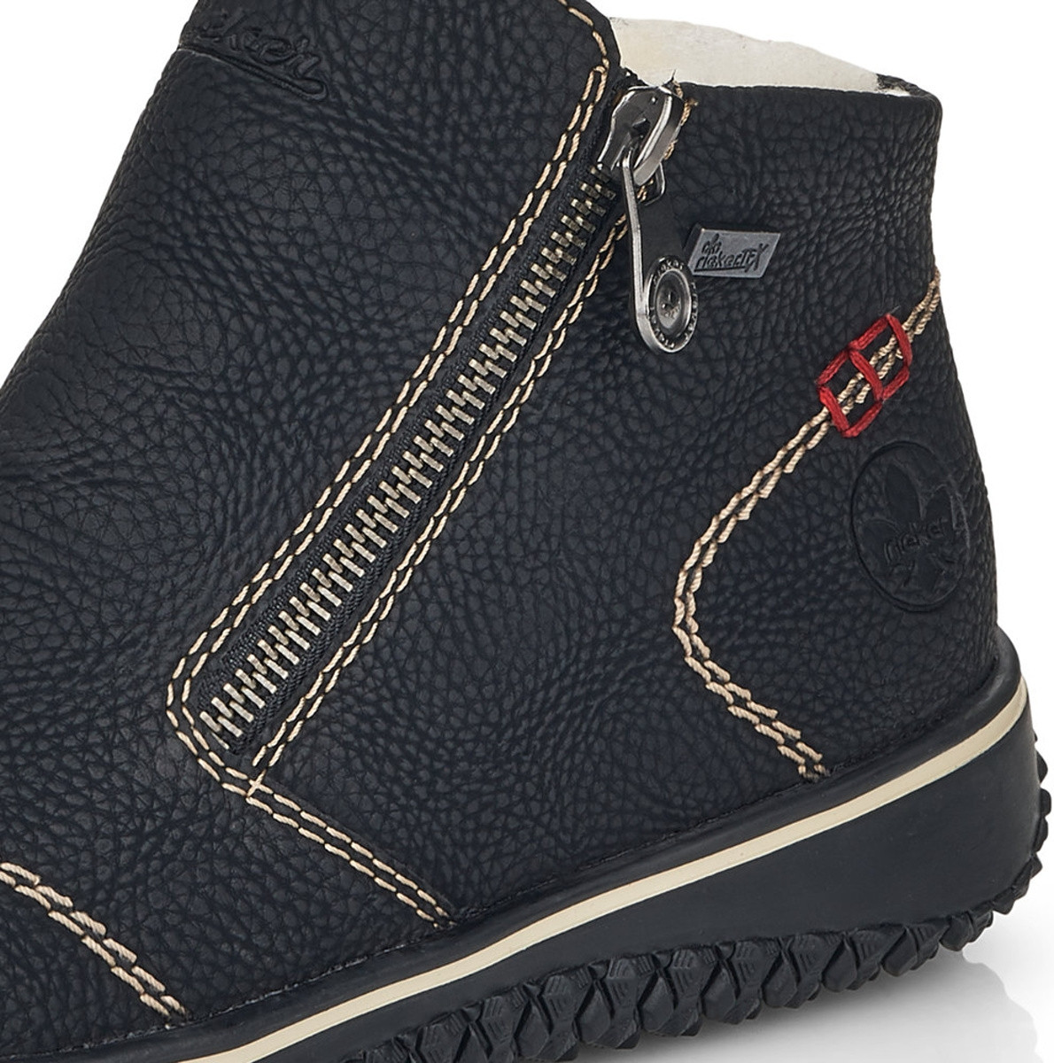 detail Dámská kotníková obuv RIEKER L4270-00 černá W5