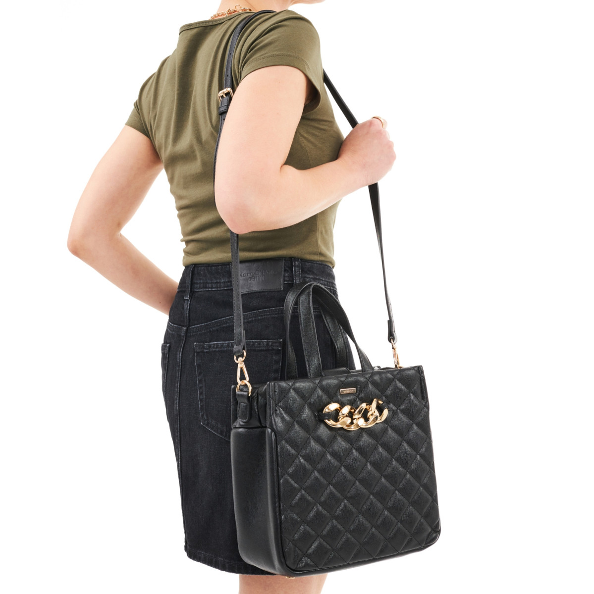 detail Dámská kabelka RIEKER H1505-00 černá S3