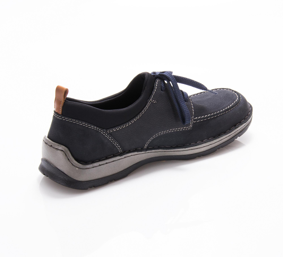 detail Pánské modré polobotky RIEKER 05353-14 BLAU F/S 9