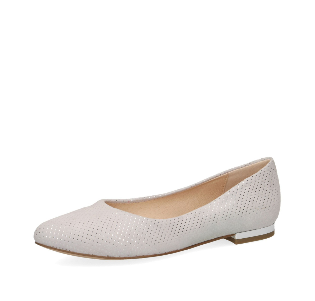 detail Dámské šedé baleríny CAPRICE 9-9-22104-22 LT GREY DOT.SU 212