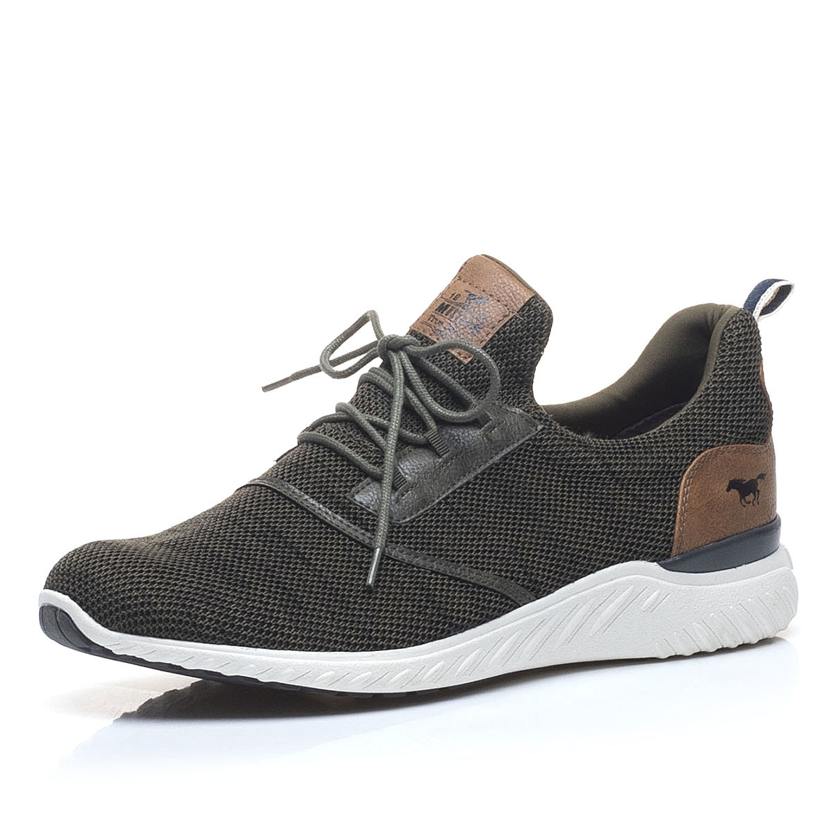 detail Pánské tenisky MUSTANG MUS-1018648-S2 zelená