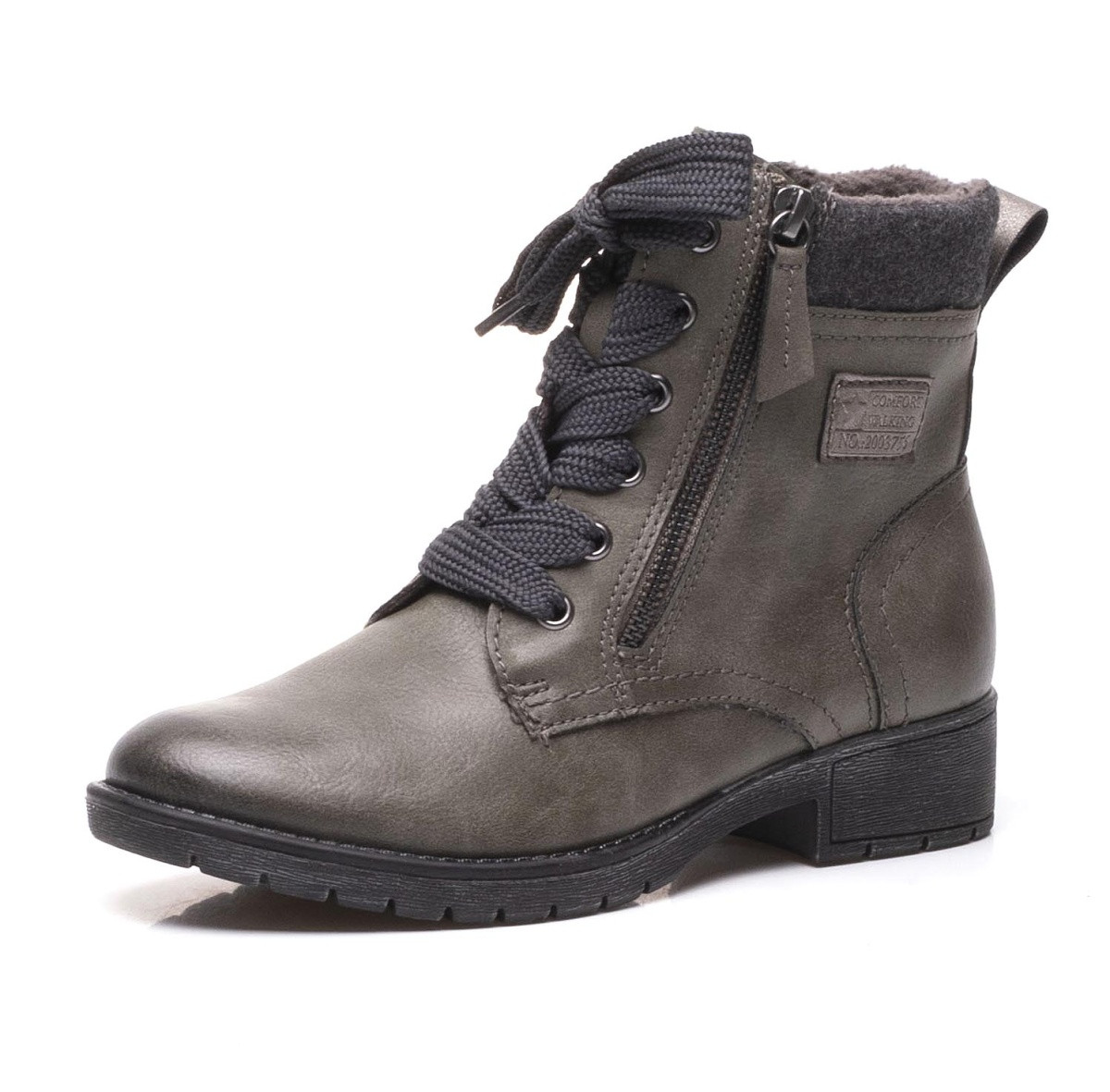 detail Dámská kotníková obuv JANA 8-8-25261-21 OLIVE 722