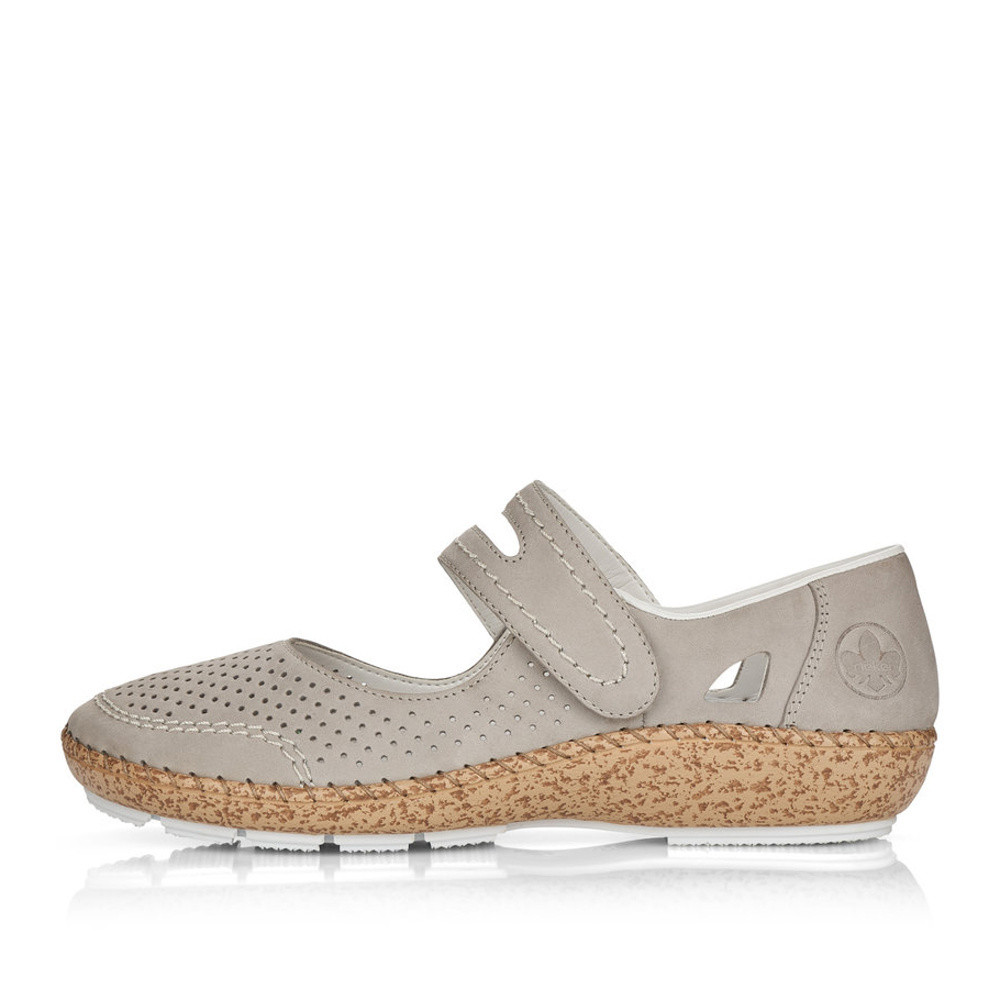 detail Dámské polobotky RIEKER 44885-40 šedá S5