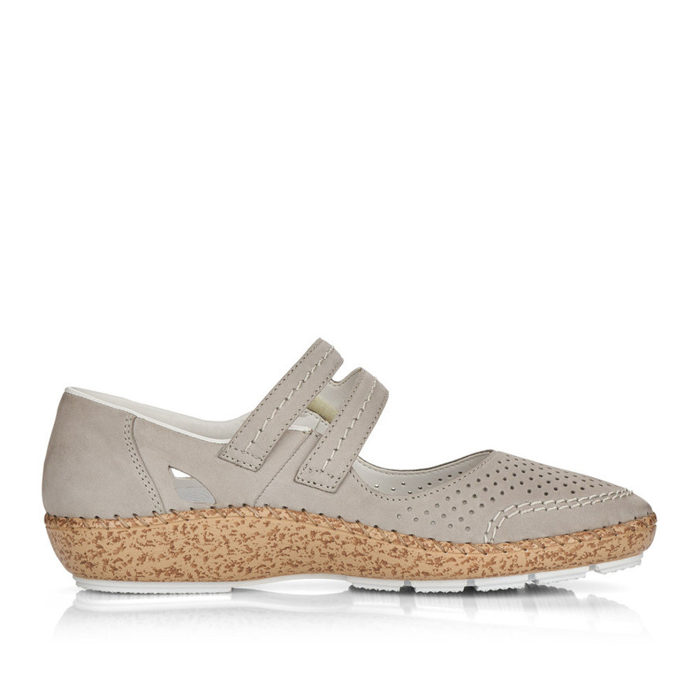 detail Dámské polobotky RIEKER 44885-40 šedá S5