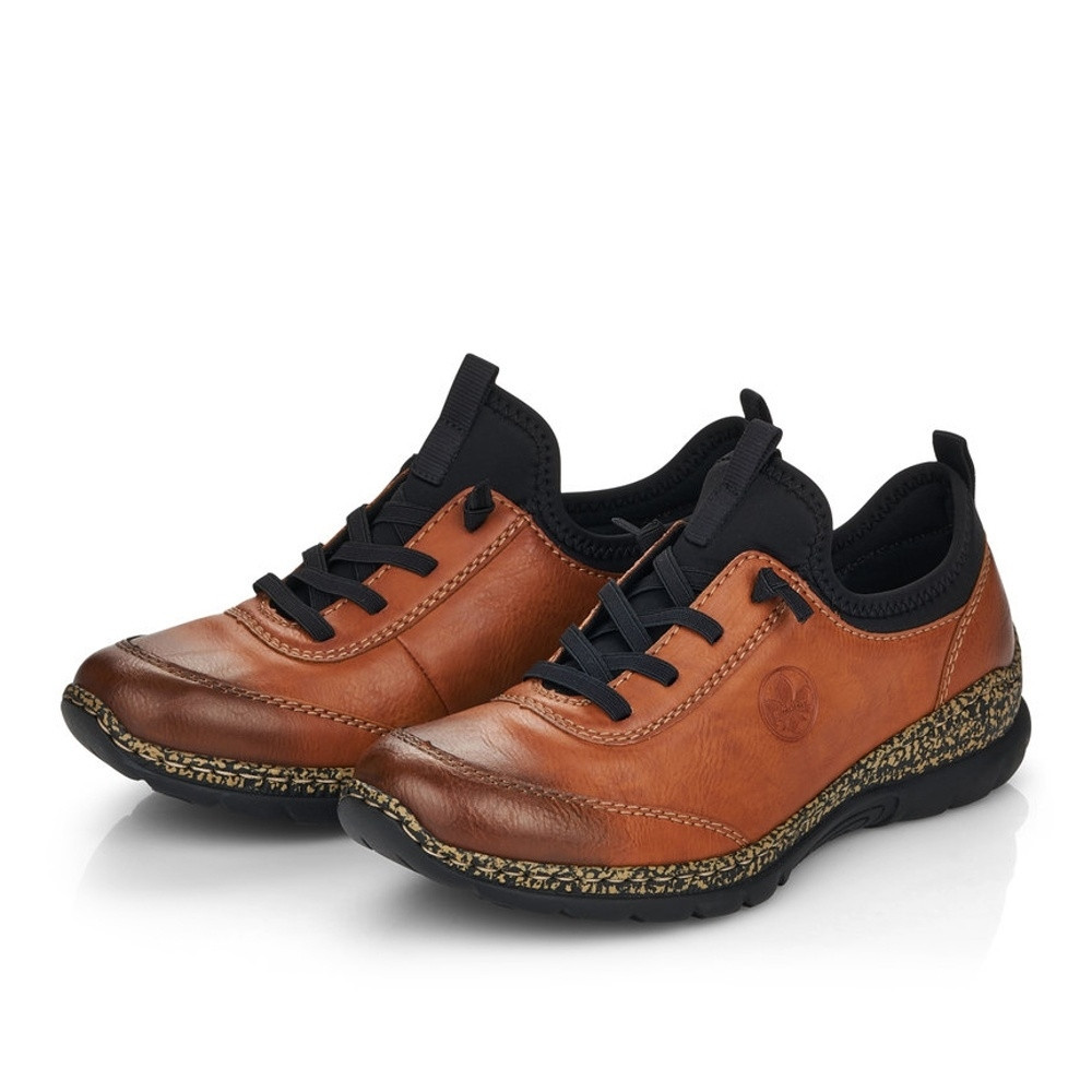 detail Dámské polobotky RIEKER N4281-24 hnědá S3