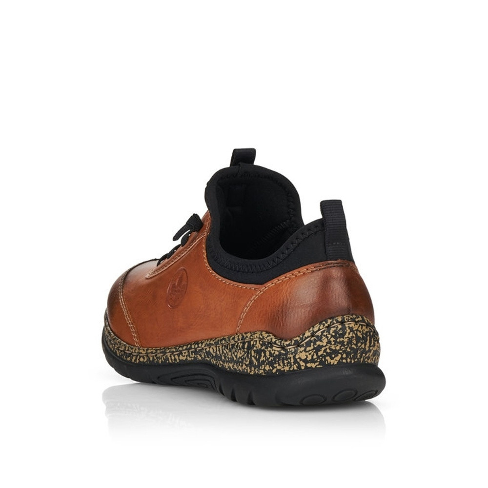detail Dámské polobotky RIEKER N4281-24 hnědá S3