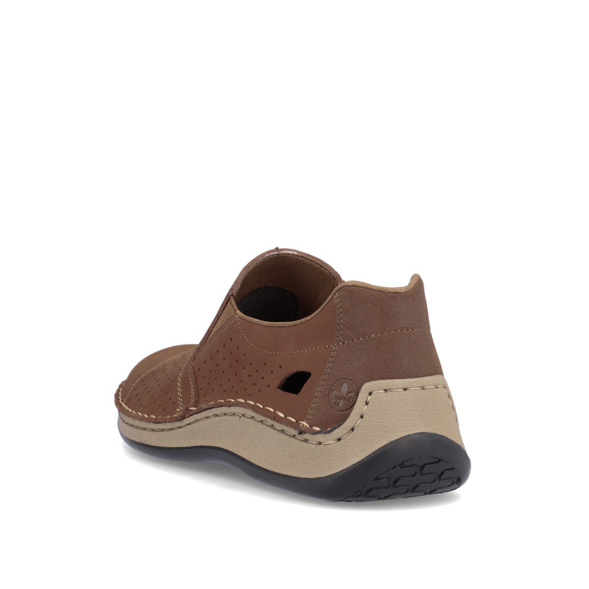 detail Pánské mokasíny RIEKER 05286-24 hnědá S5