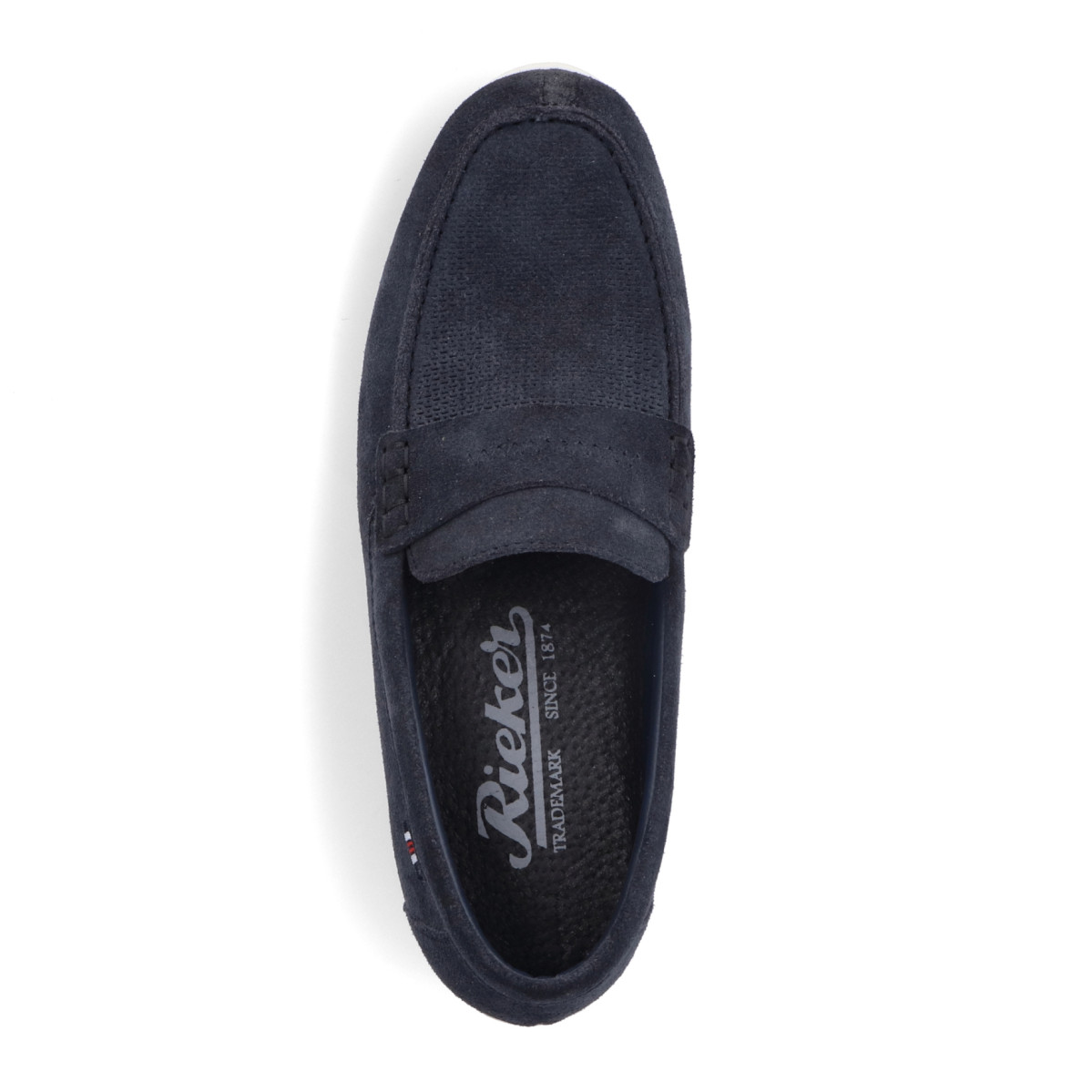 detail Pánské mokasíny RIEKER 09050-14 modrá S3