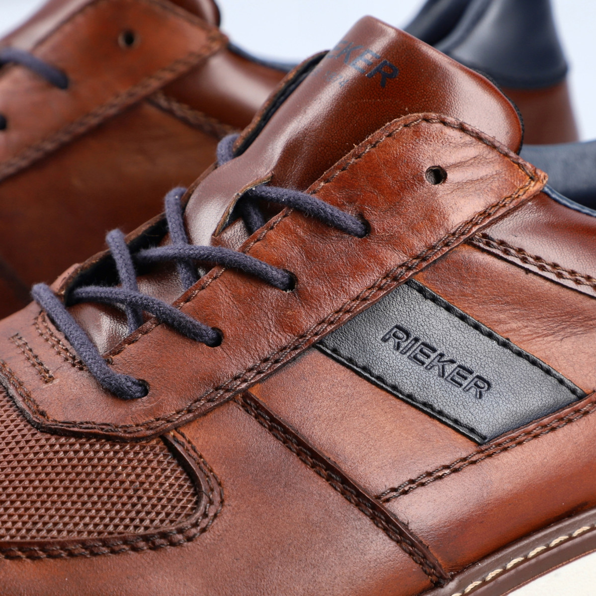 detail Pánské polobotky RIEKER RIE-10103628-S3 hnědá