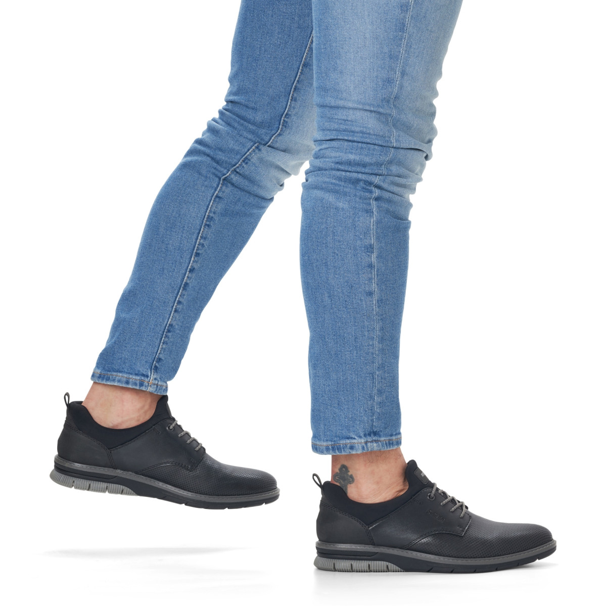 detail Pánské polobotky RIEKER 14450-00 černá S6