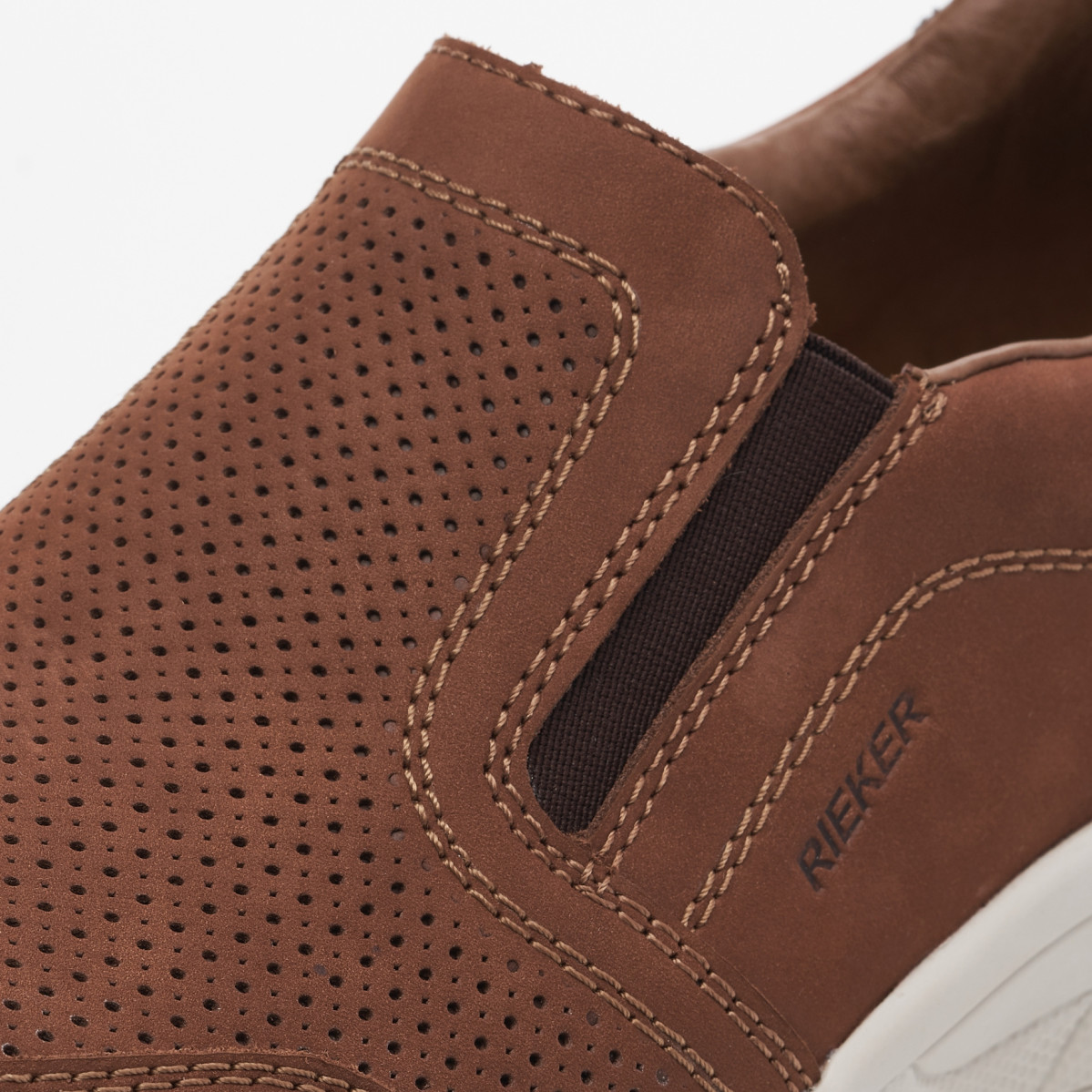 detail Pánské mokasíny RIEKER RIE-10103633-S3 hnědá