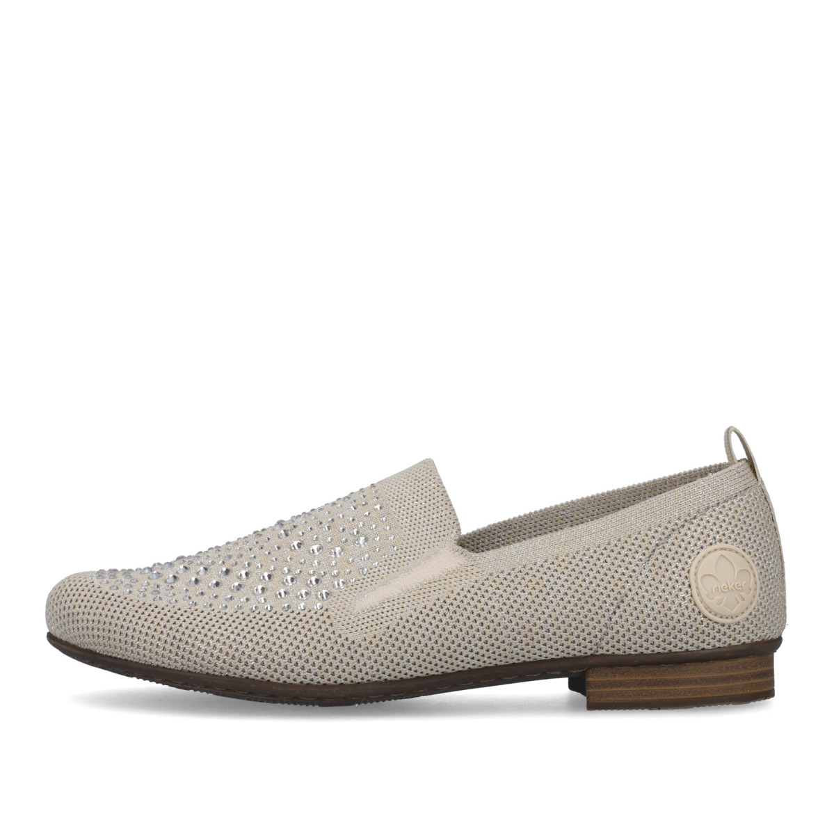detail Dámské mokasíny RIEKER 51989-64 béžová S4