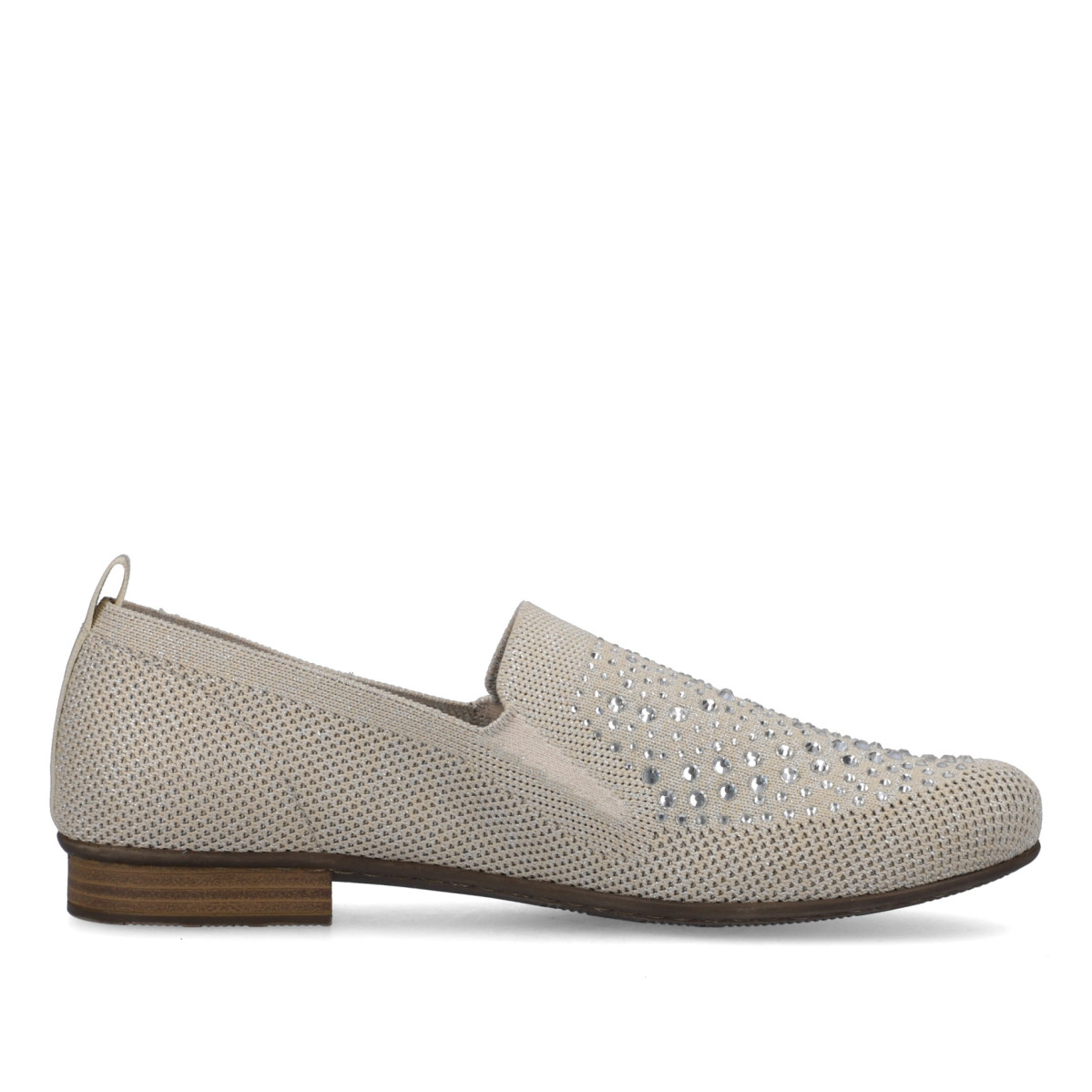 detail Dámské mokasíny RIEKER 51989-64 béžová S4