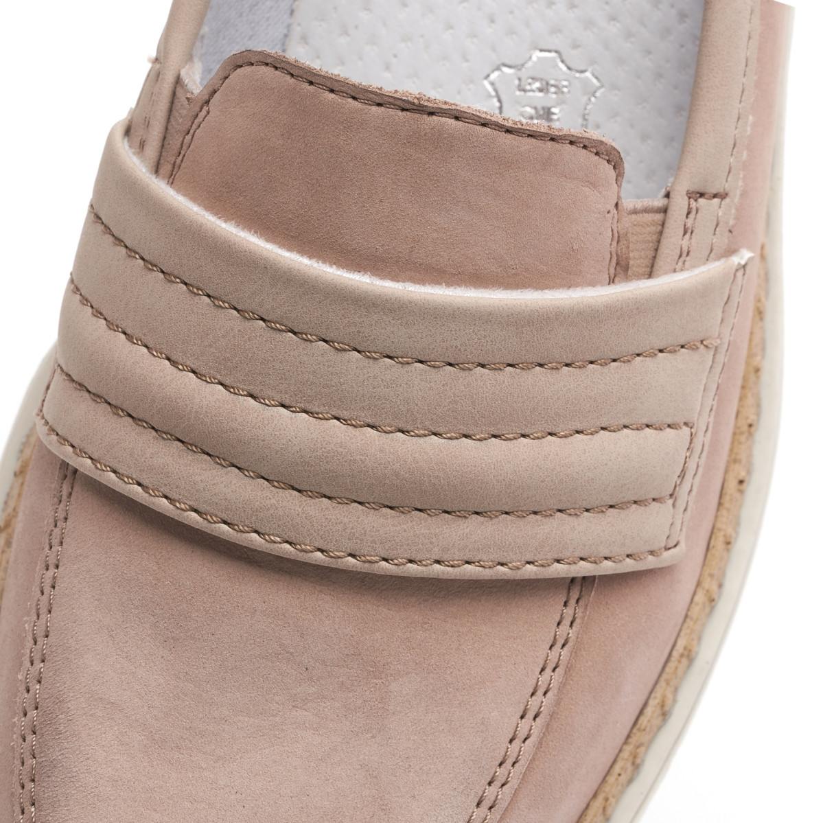 detail Dámské mokasíny RIEKER 54855-60 béžová S3