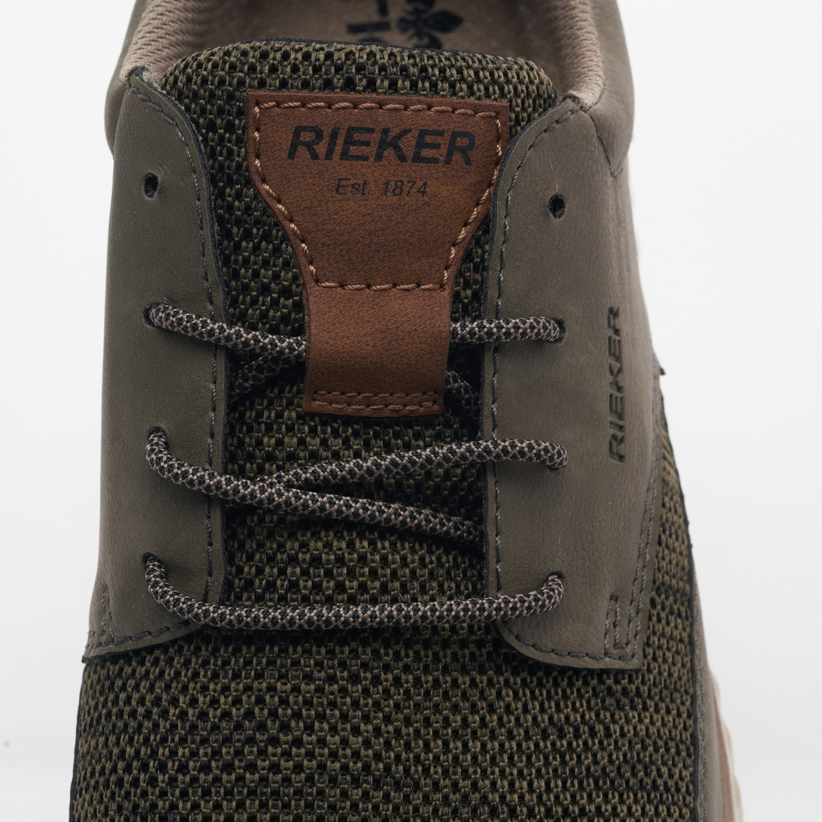 detail Pánské polobotky RIEKER B0602-54 zelená S3