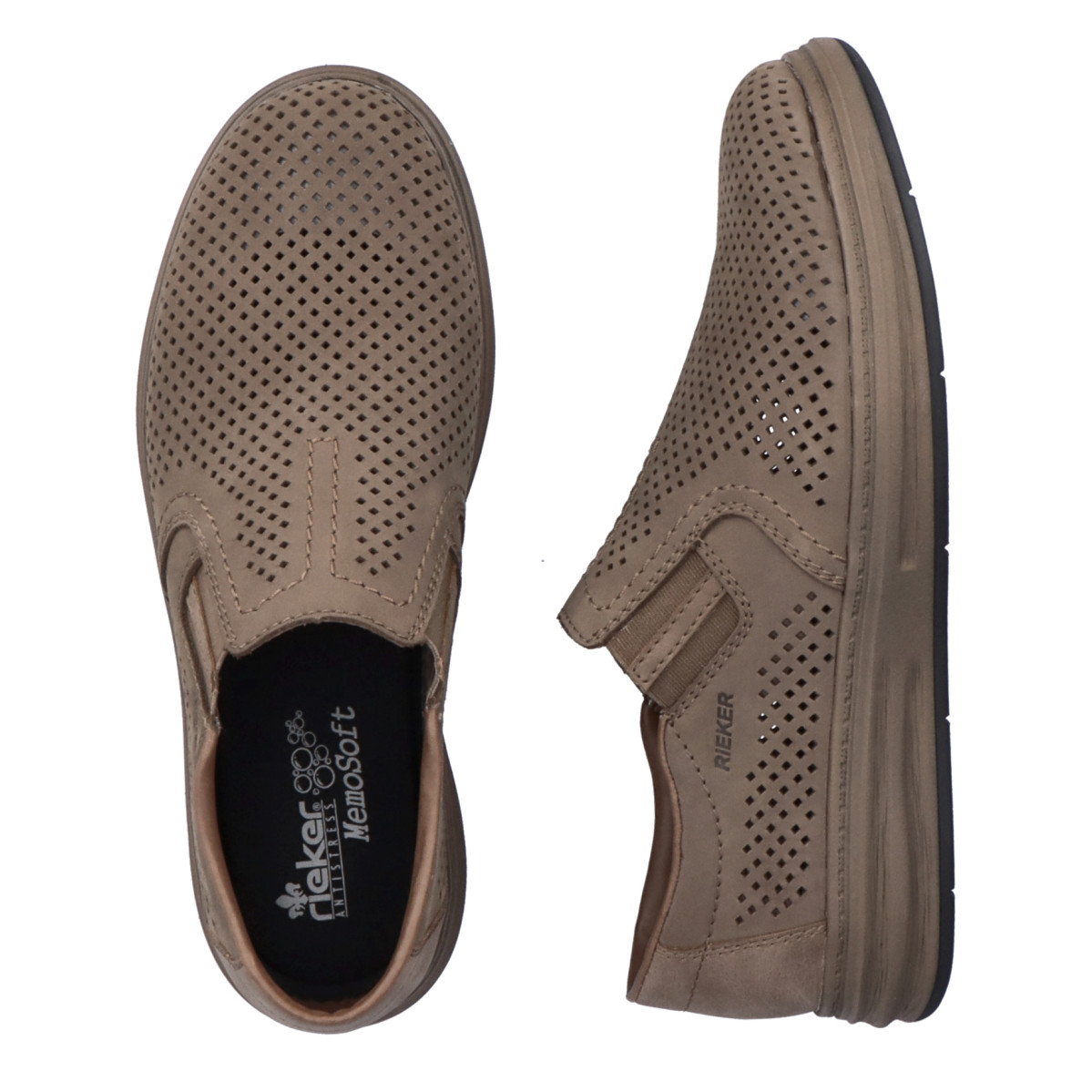 detail Pánske mokasíny RIEKER B6355-64 hnedá S3
