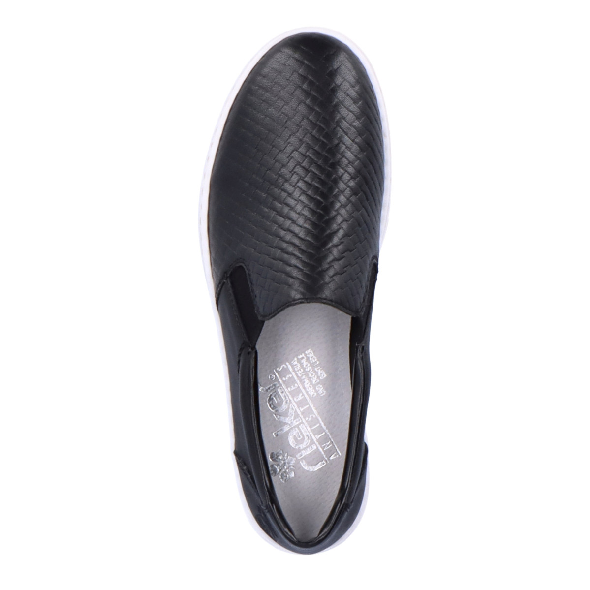 detail Dámské mokasíny RIEKER RIE-10103778-S3 černá