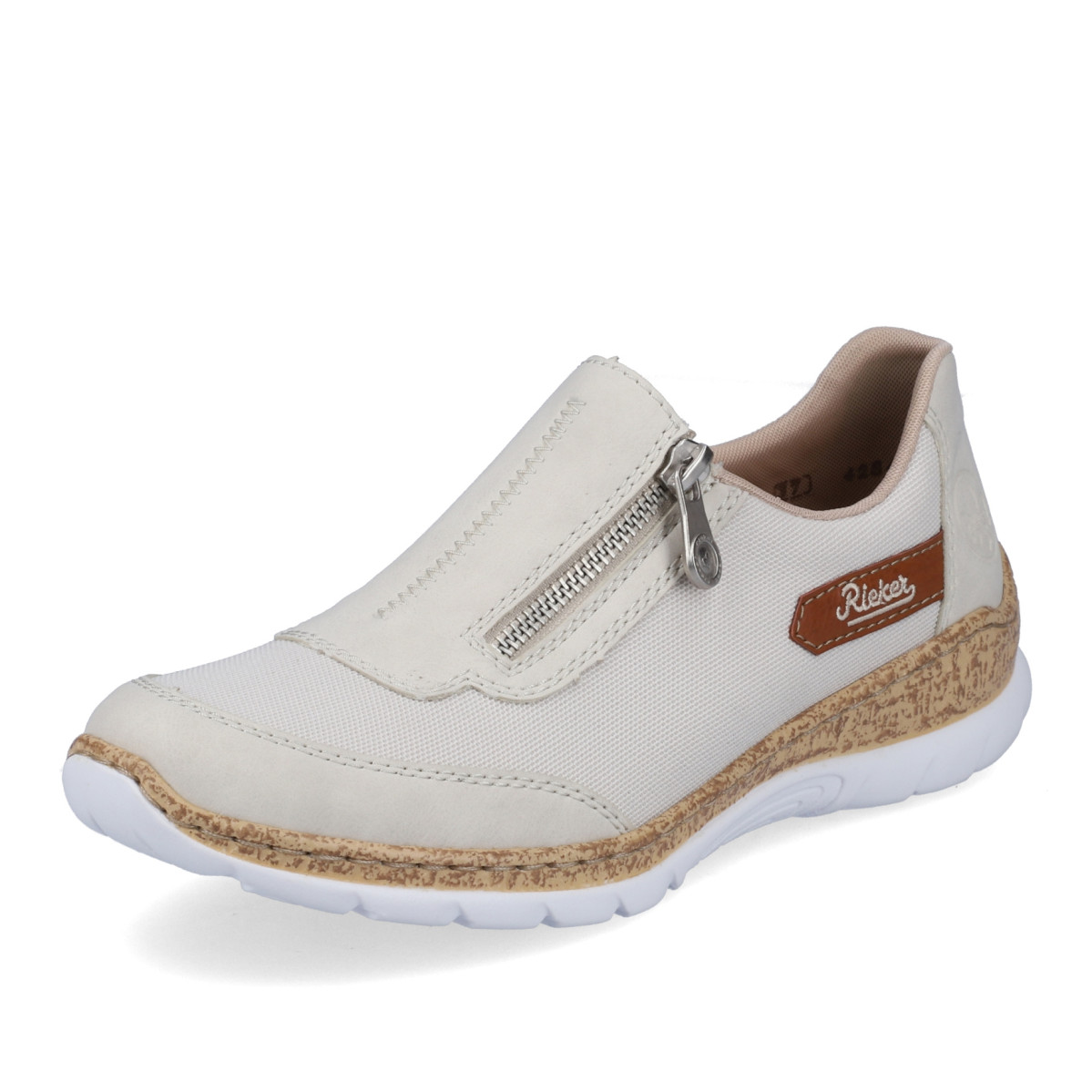 detail Dámské mokasíny RIEKER RIE-10103807-S3 béžová