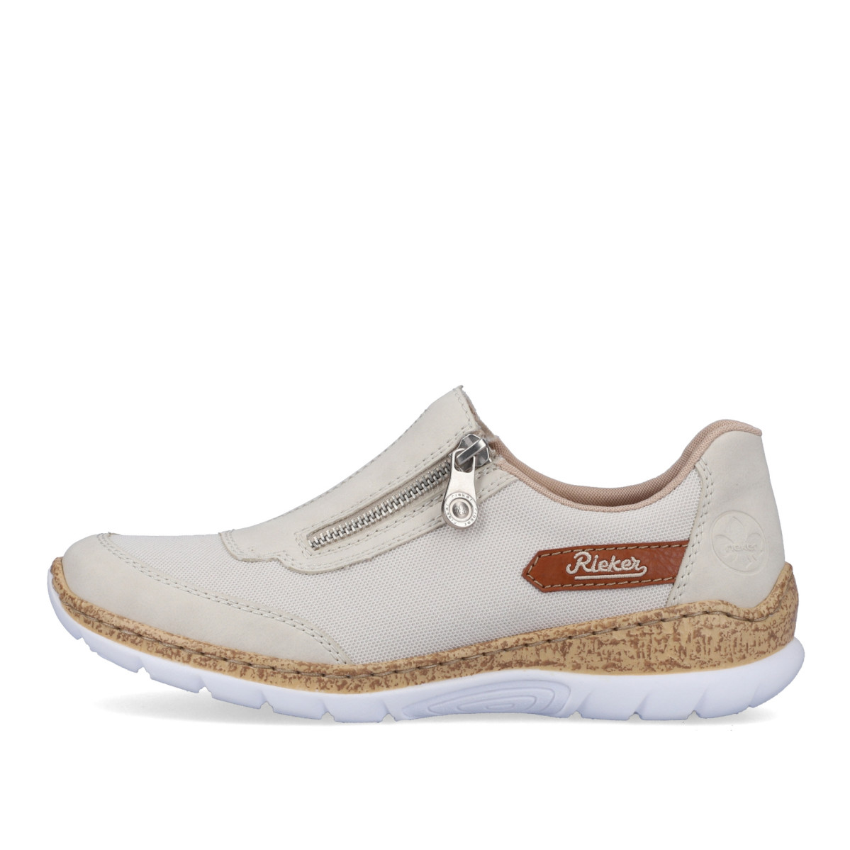 detail Dámské mokasíny RIEKER RIE-10103807-S3 béžová