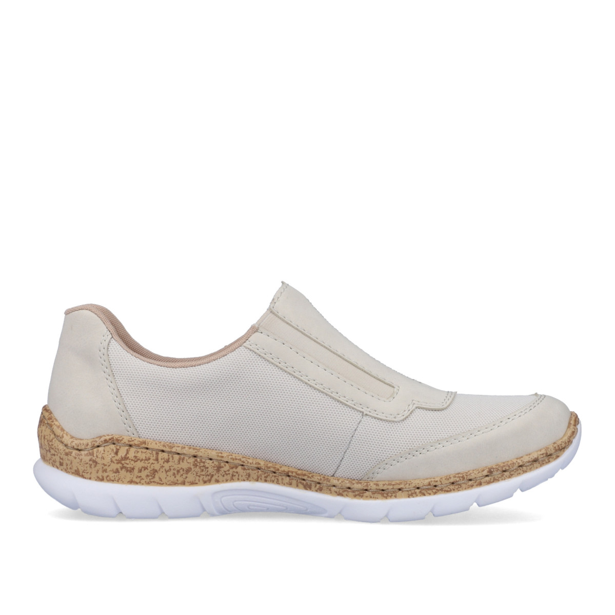 detail Dámské mokasíny RIEKER RIE-10103807-S3 béžová