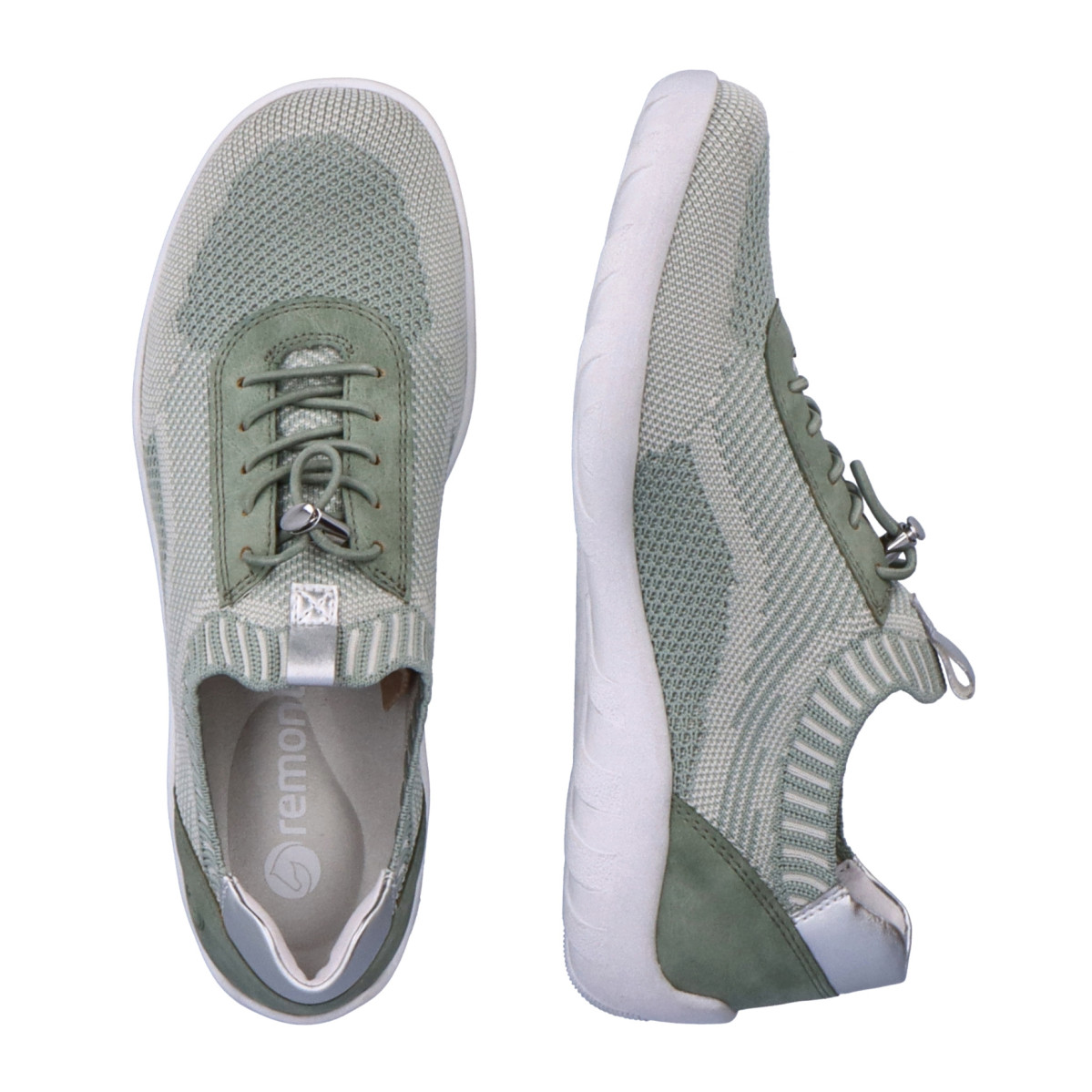 detail Dámske tenisky REMONTE R3518-52 zelená S6
