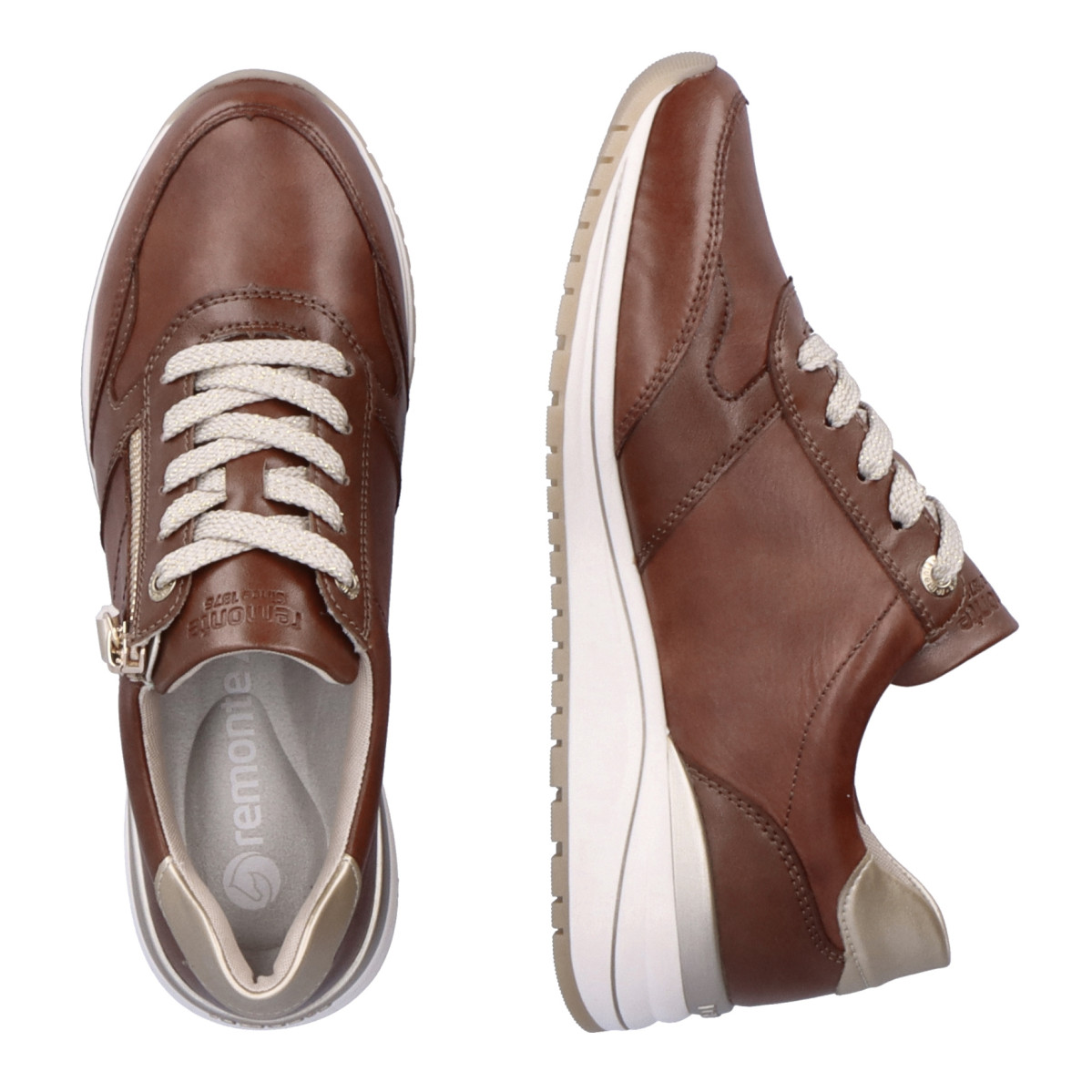 detail Dámske tenisky REMONTE R3707-24 hnedá S3