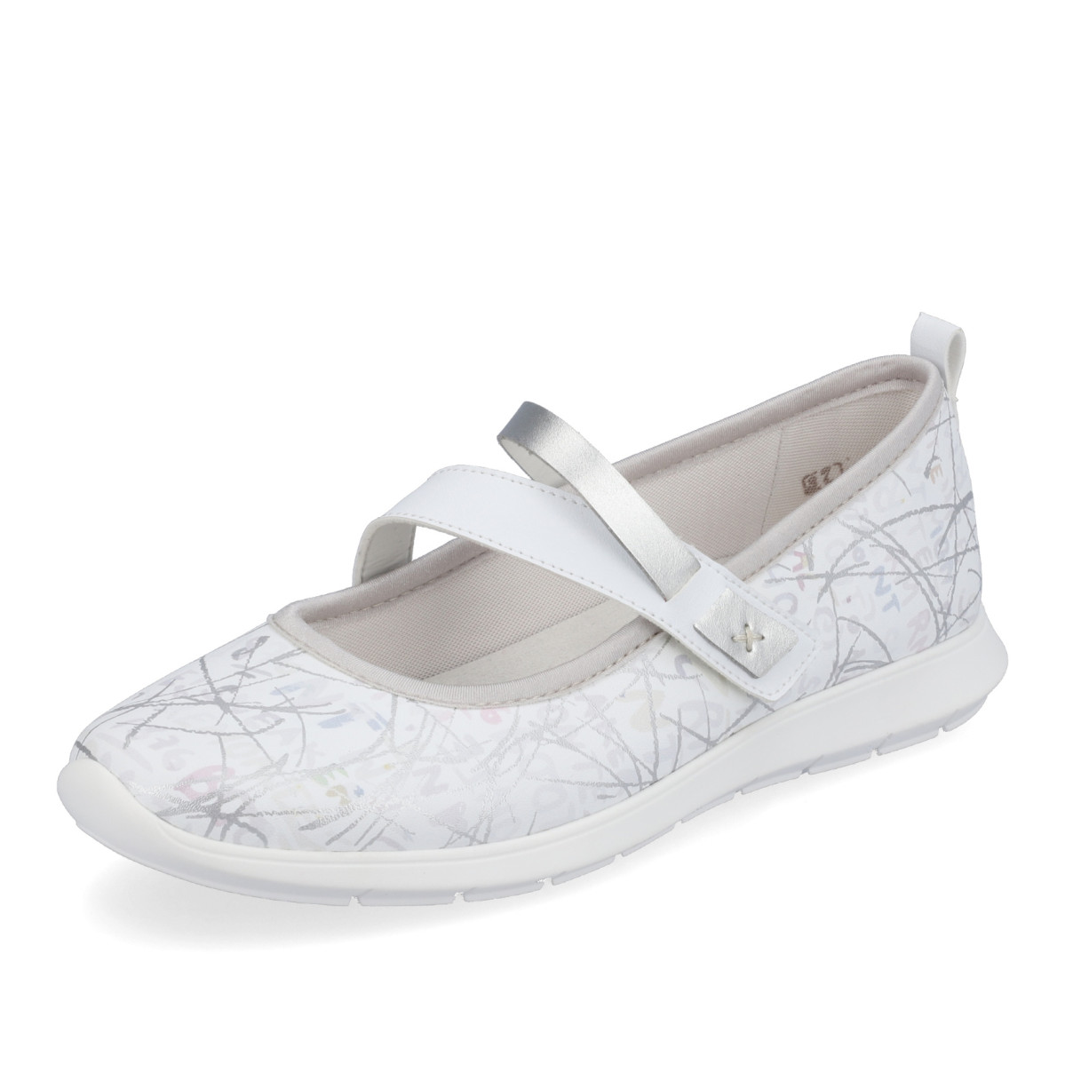 detail Dámské baleríny REMONTE RIE-10103865-S3 bílá