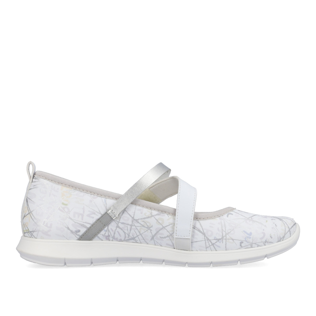 detail Dámské baleríny REMONTE RIE-10103865-S3 bílá