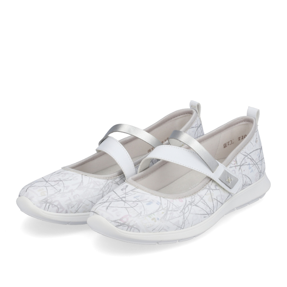 detail Dámské baleríny REMONTE RIE-10103865-S3 bílá