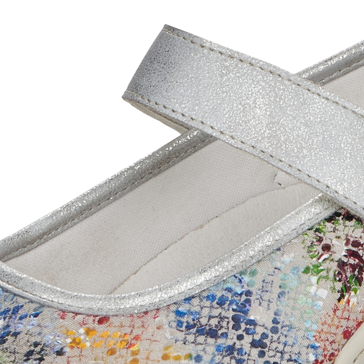 detail Dámské baleríny REMONTE R7627-40 stříbrná S3