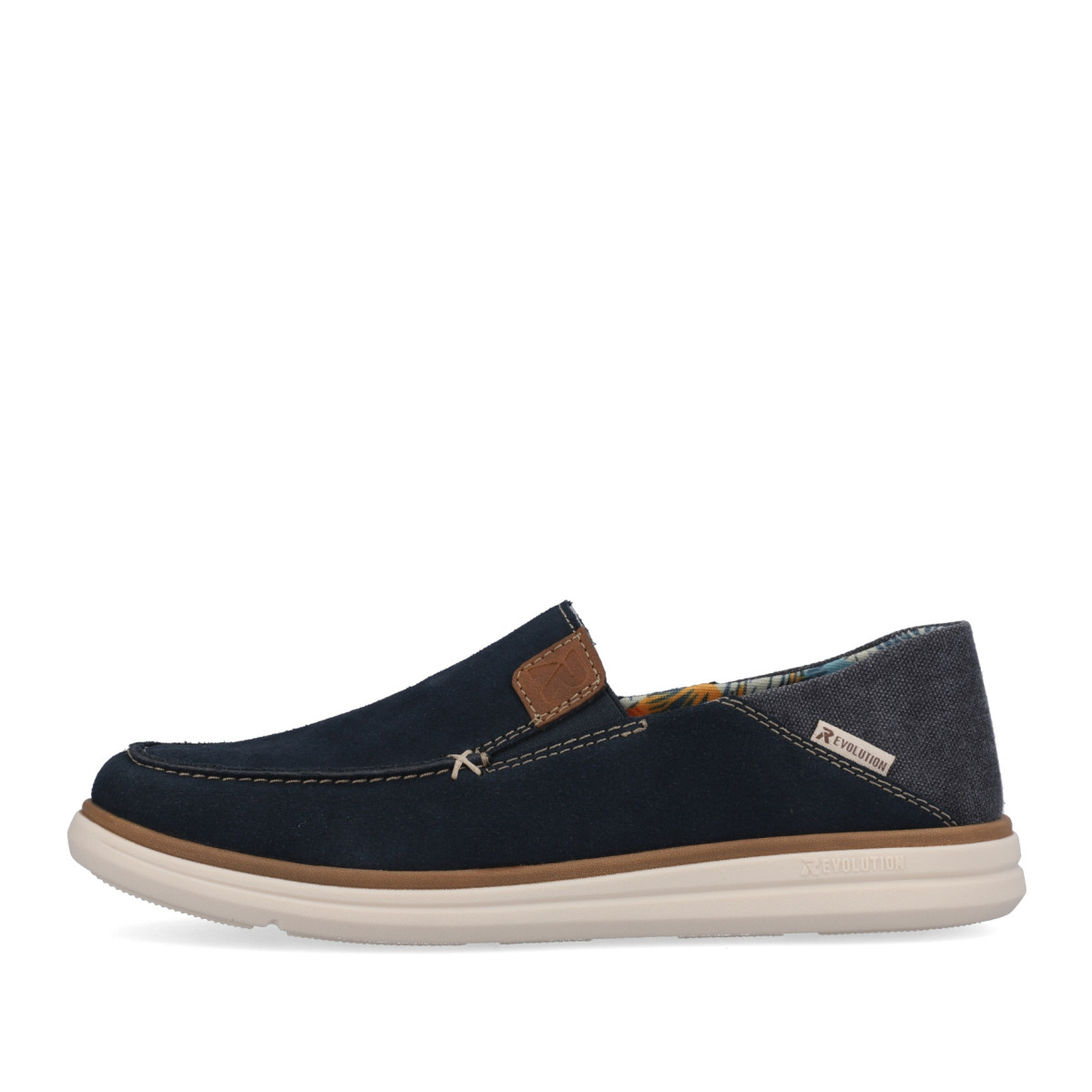 detail Pánske mokasíny RIEKER REVOLUTION U0600-14 modrá S3