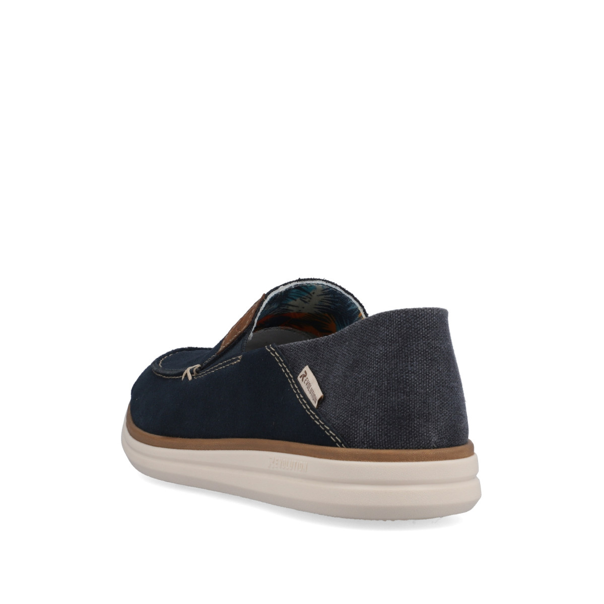 detail Pánske mokasíny RIEKER REVOLUTION U0600-14 modrá S3