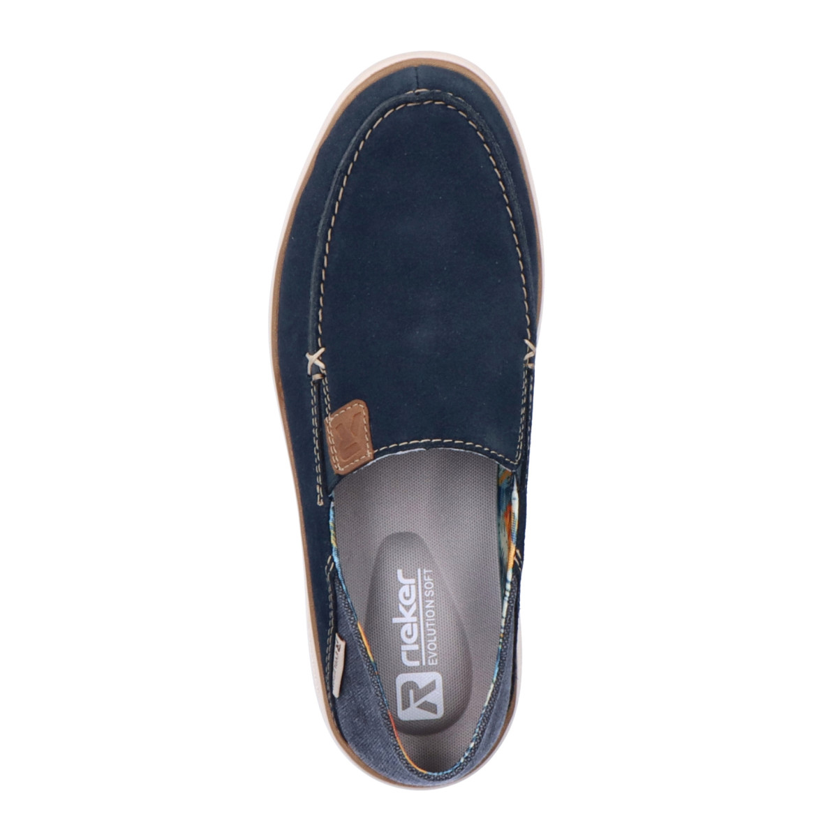 detail Pánske mokasíny RIEKER REVOLUTION U0600-14 modrá S3