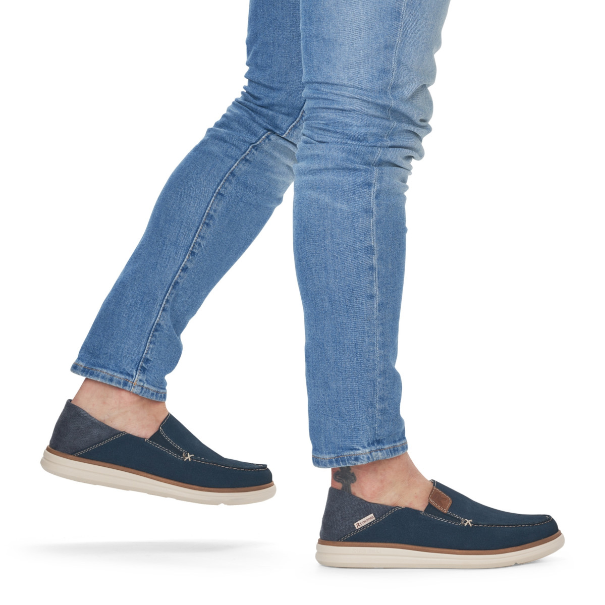 detail Pánske mokasíny RIEKER REVOLUTION U0600-14 modrá S3