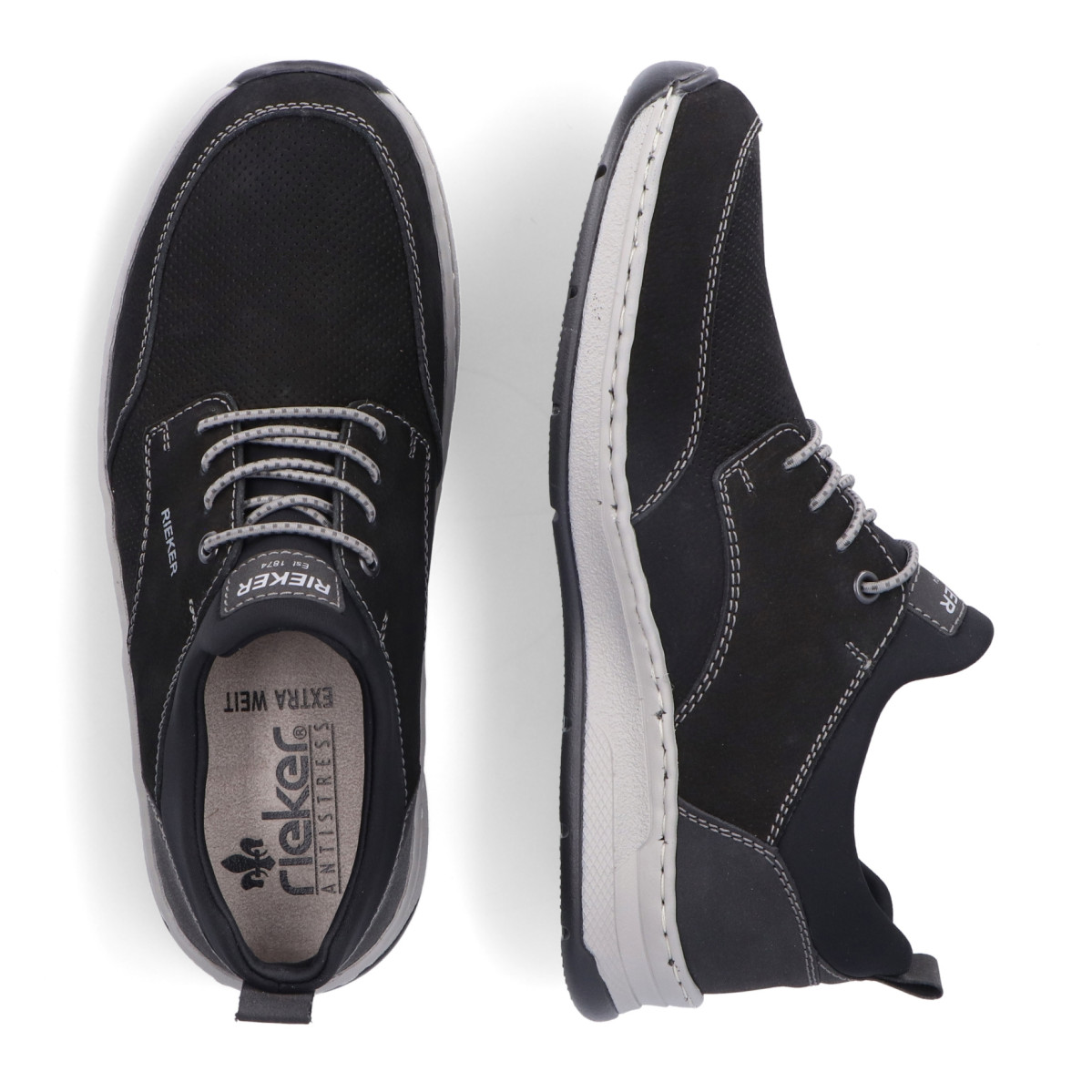 detail Pánské polobotky RIEKER RIE-10103940-S3 černá