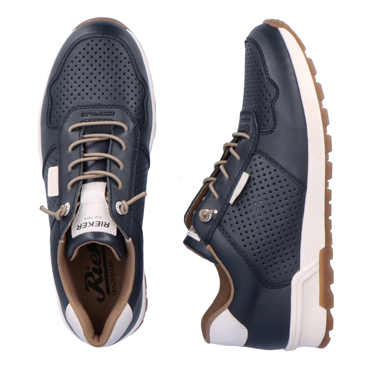 detail Pánské tenisky RIEKER 15108-14 modrá S4