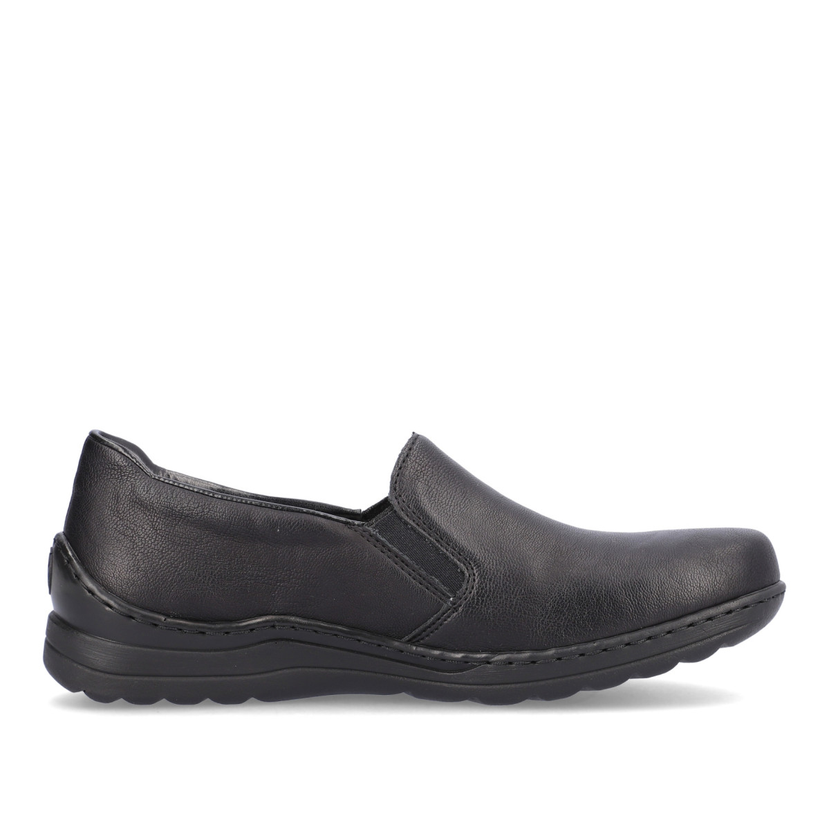 detail Dámské mokasíny RIEKER 48964-00 černá S6