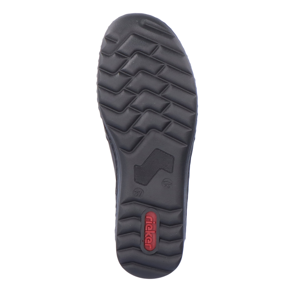 detail Dámské mokasíny RIEKER 48964-00 černá S6