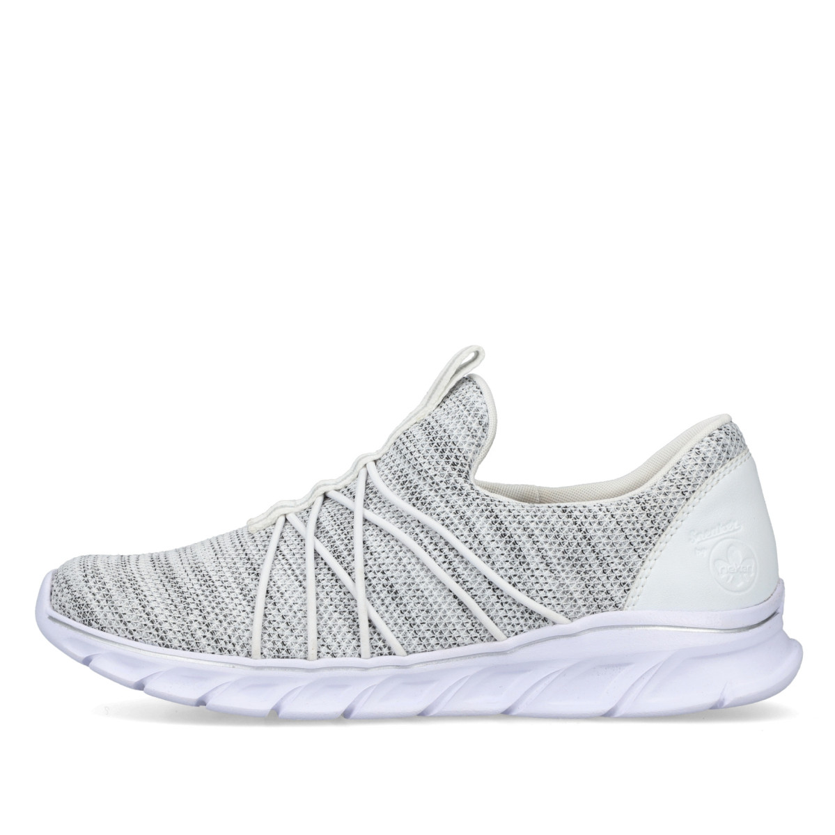 detail Dámské mokasíny RIEKER 54071-80 šedá S4