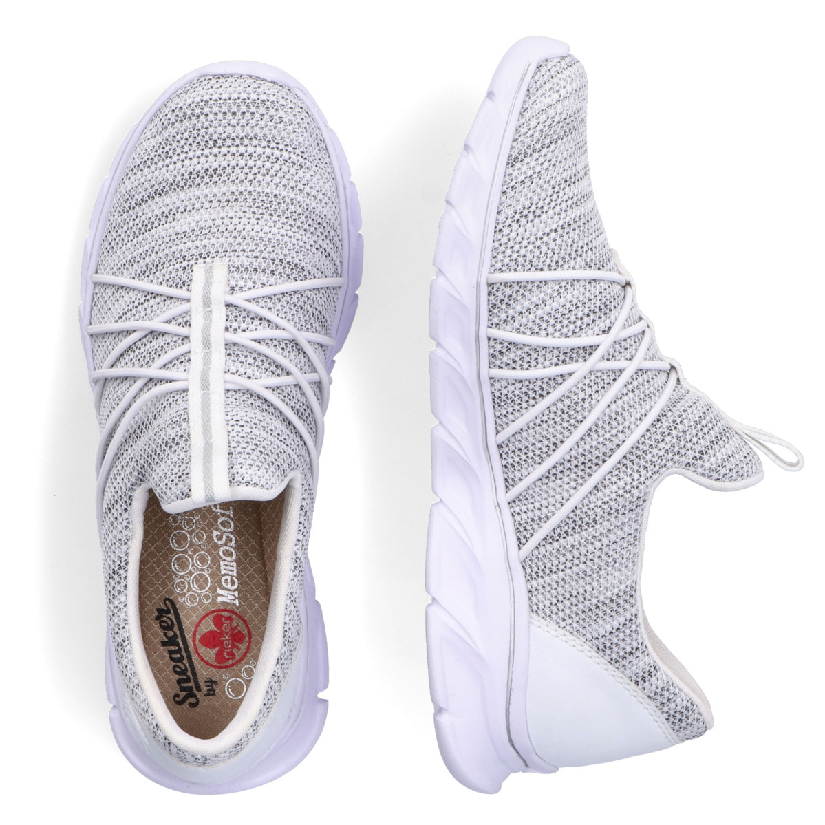 detail Dámské mokasíny RIEKER 54071-80 šedá S4