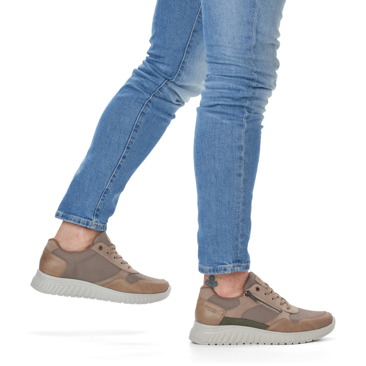 detail Pánské tenisky RIEKER B0600-64 béžová S3