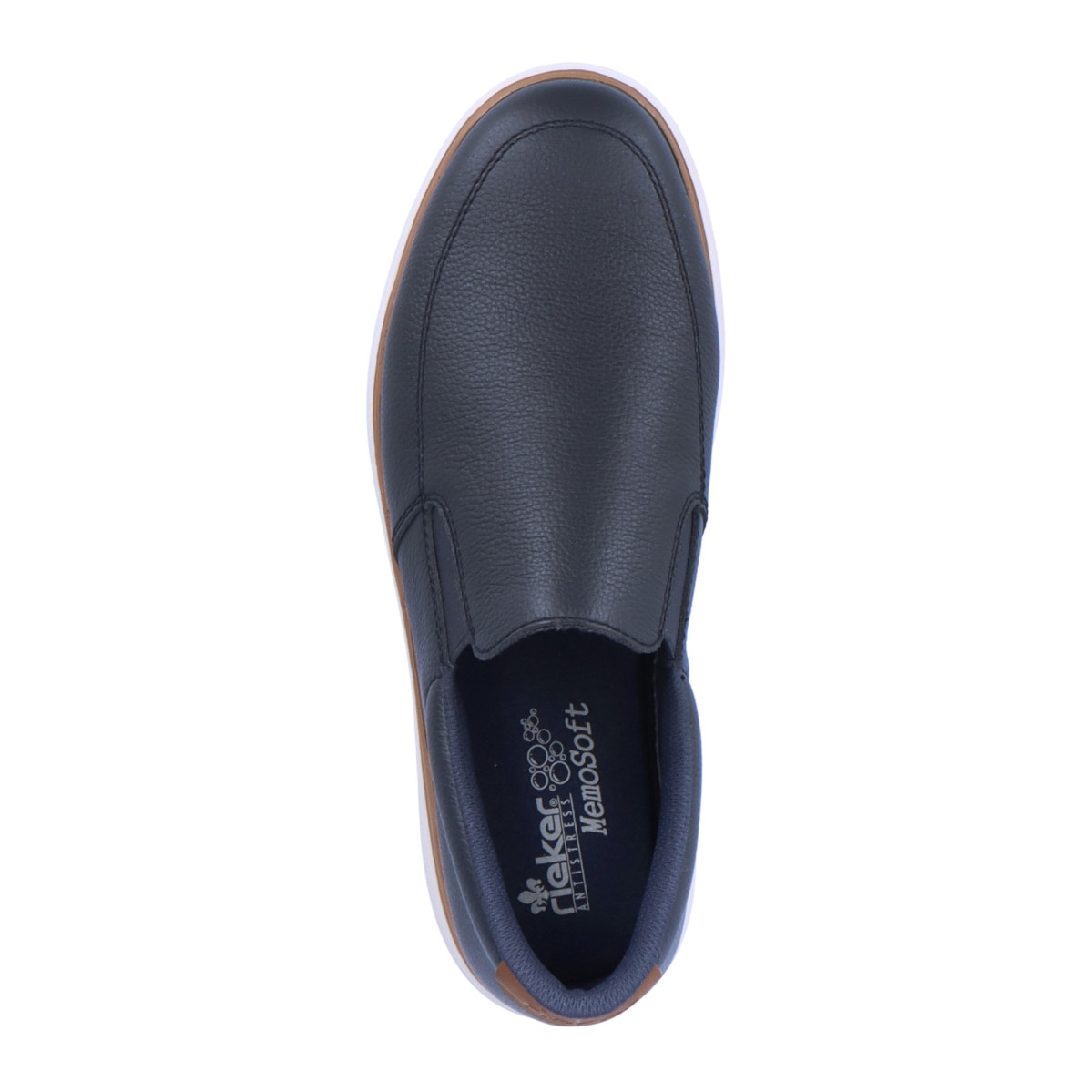 detail Pánské mokasíny RIEKER B6354-14 modrá S3