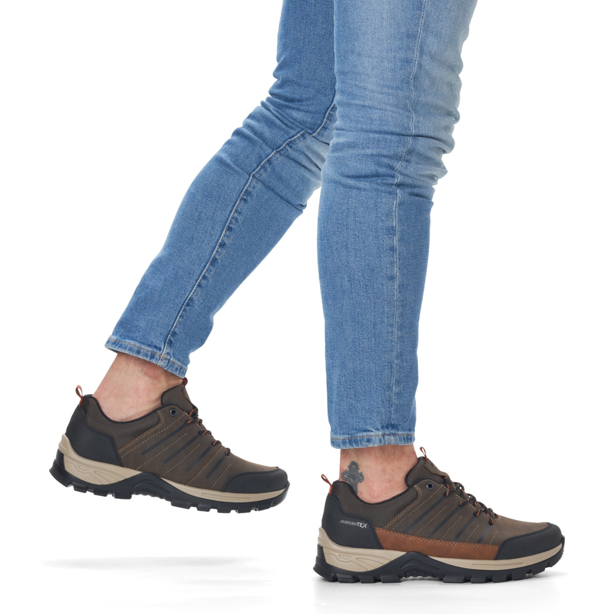 detail Pánské tenisky RIEKER RIE-10104061-S3 hnědá