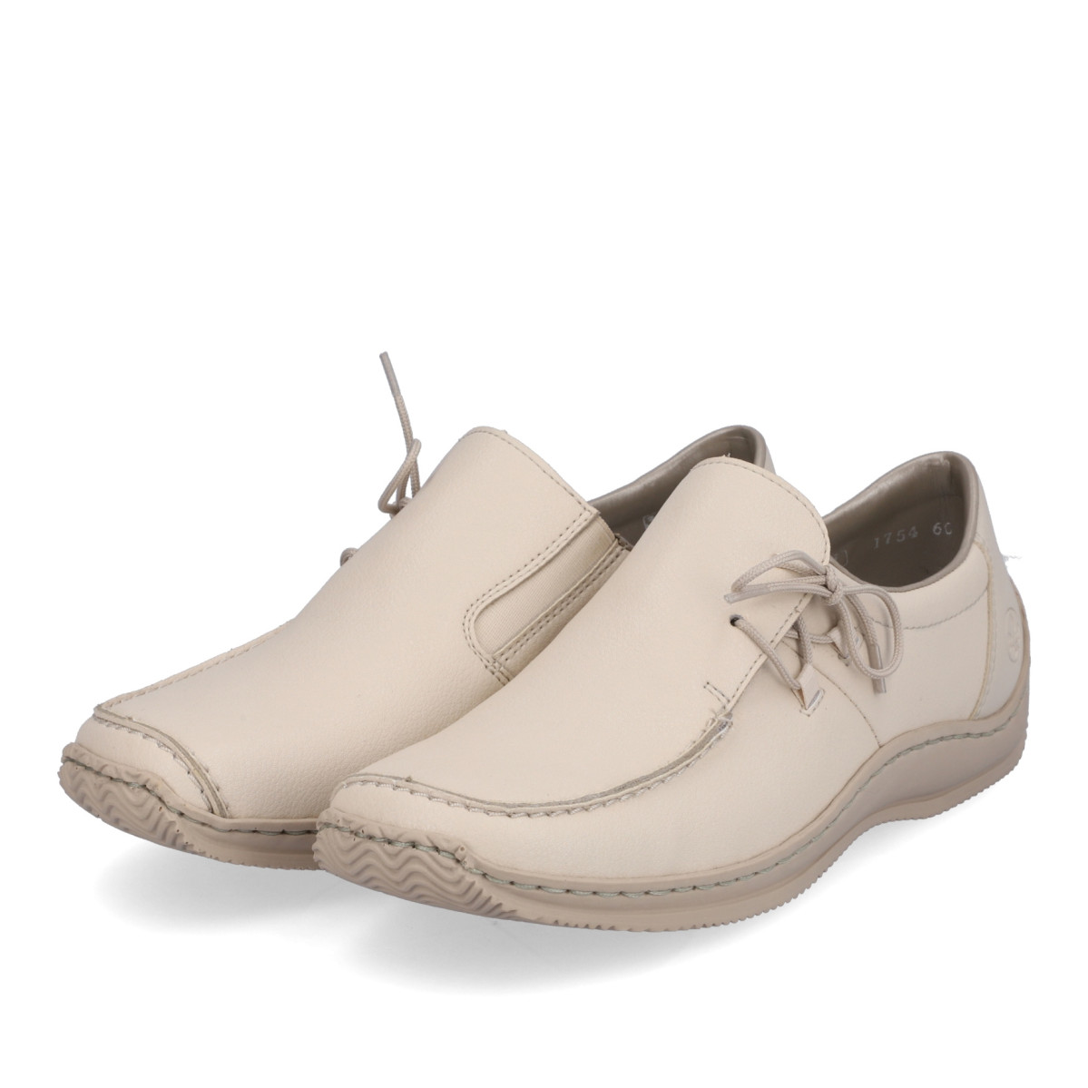 detail Dámské mokasíny RIEKER L1754-60 béžová S3