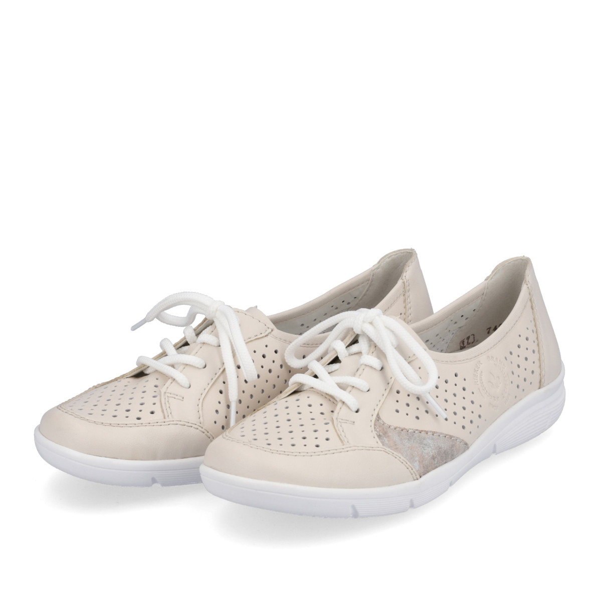 detail Dámské tenisky RIEKER L7403-60 béžová S3