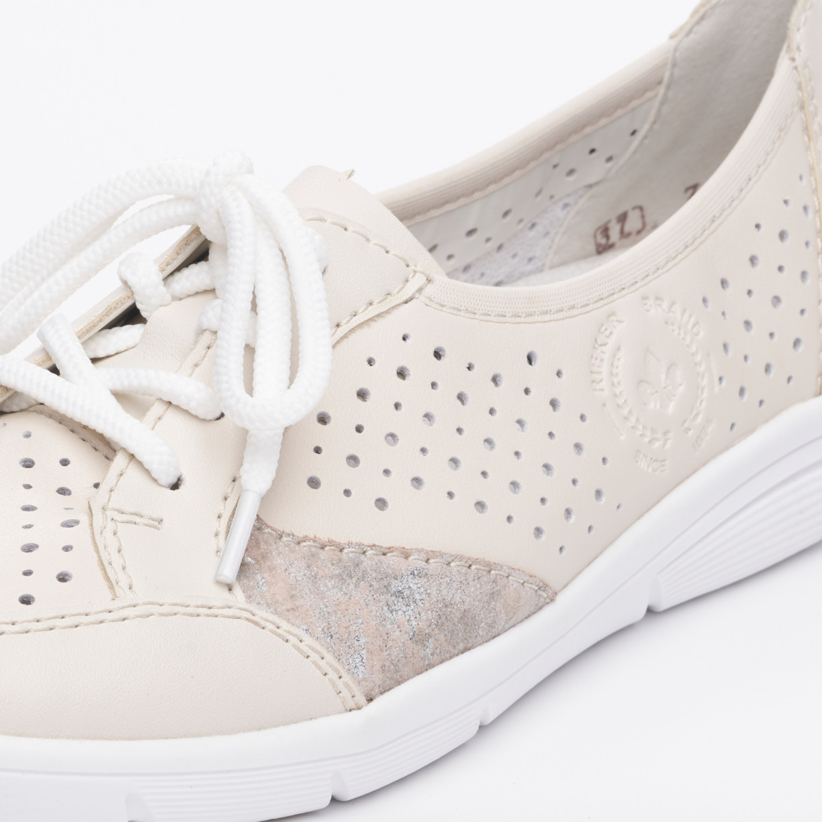 detail Dámské tenisky RIEKER L7403-60 béžová S3