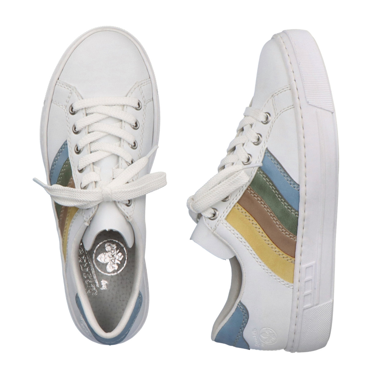 detail Dámské tenisky RIEKER L8802-80 bílá S5