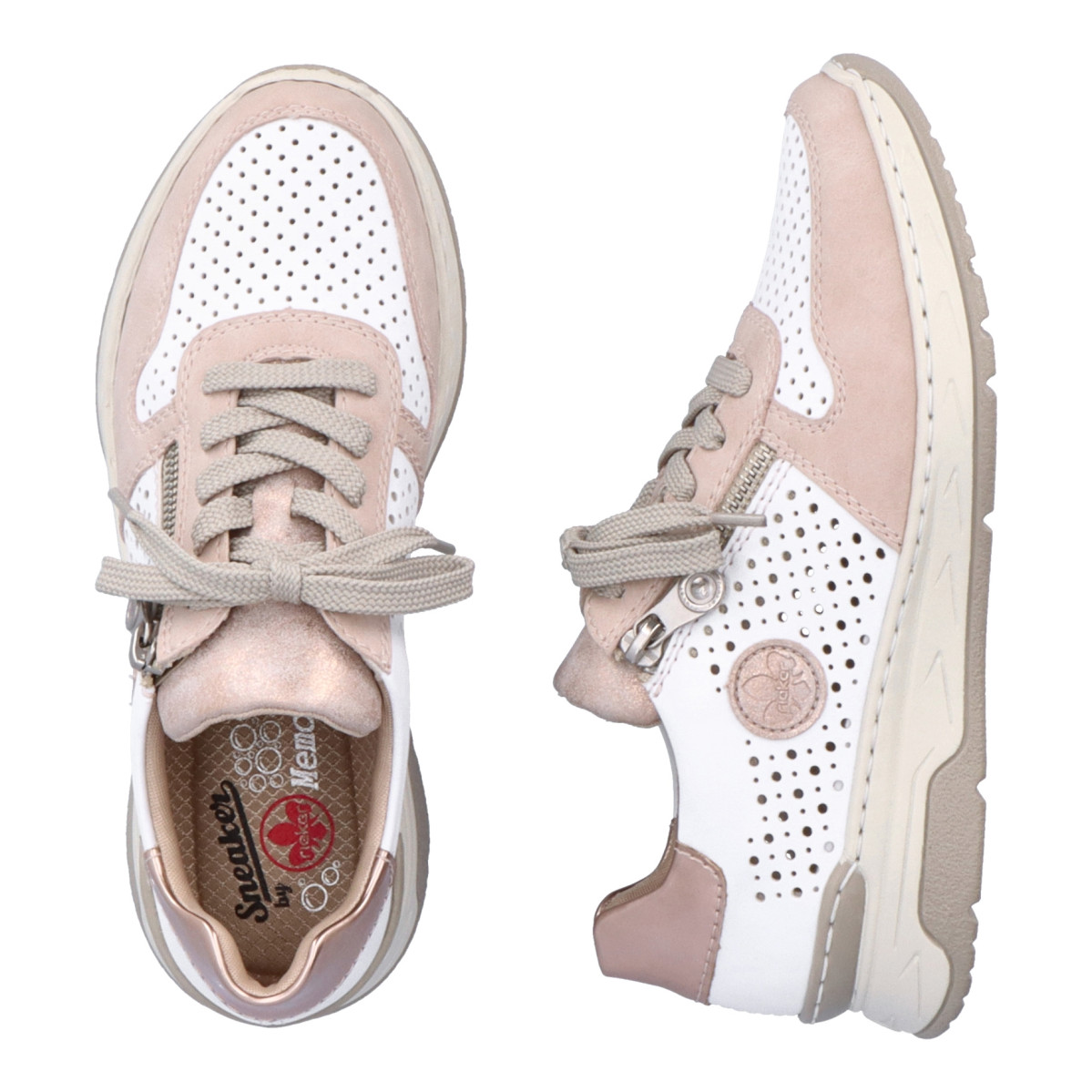 detail Dámské tenisky RIEKER RIE-10104113-S3 bílá