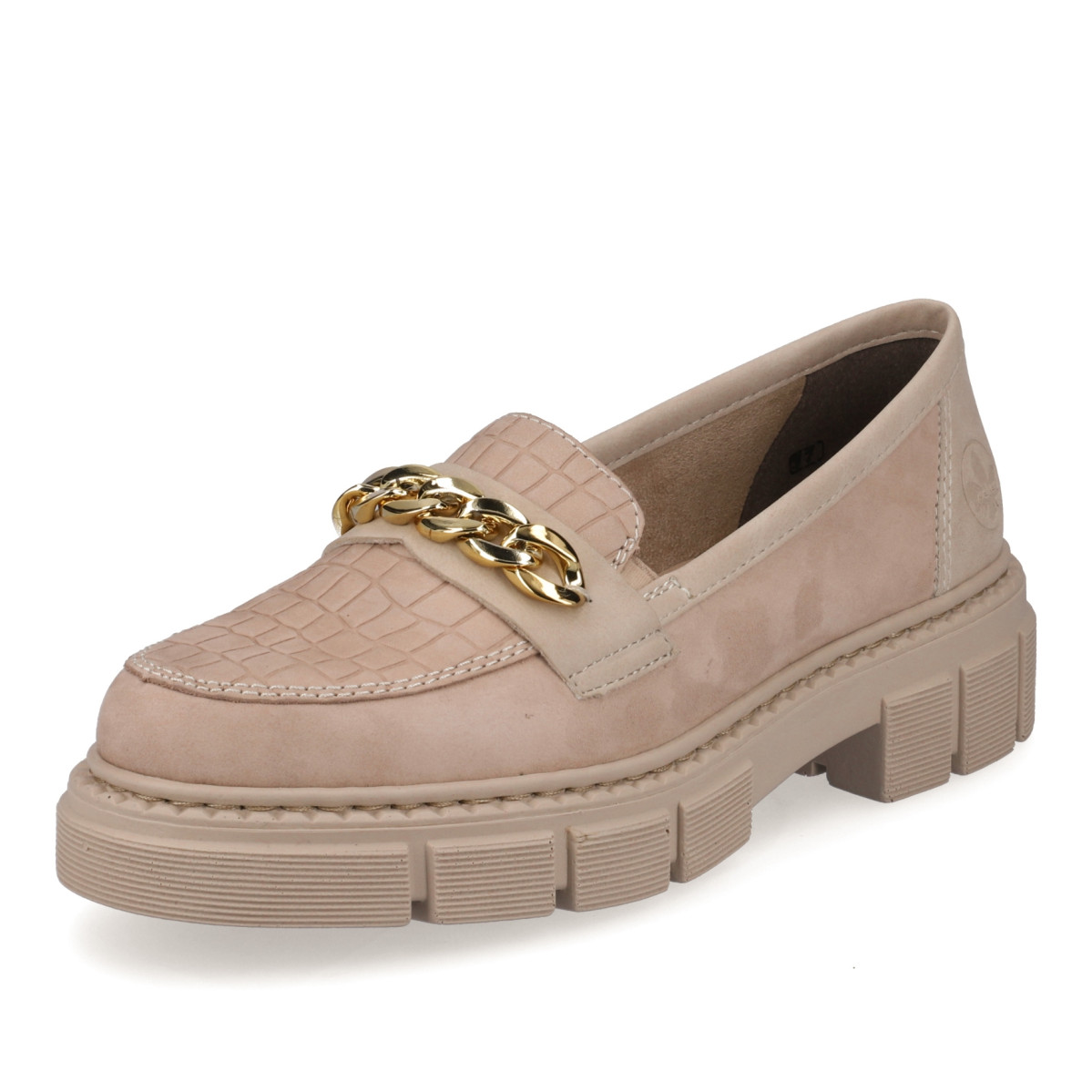 detail Dámské mokasíny RIEKER RIE-10104130-S3 béžová